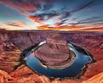 Horseshoe Bend  Sunset, Page, Arizona